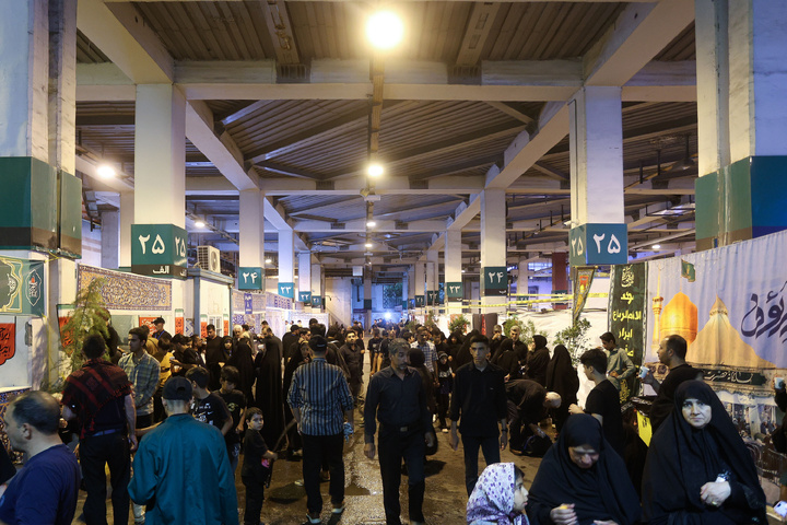 Imam Reza Mukib offers lodging, care, and meals to pilgrims in shrine’s parking area