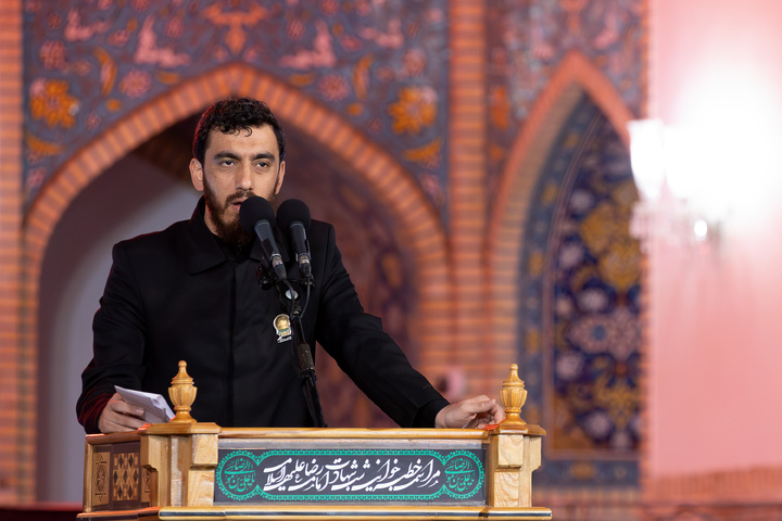 خطبه خوانی شب شهادت امام رضا علیه السلام