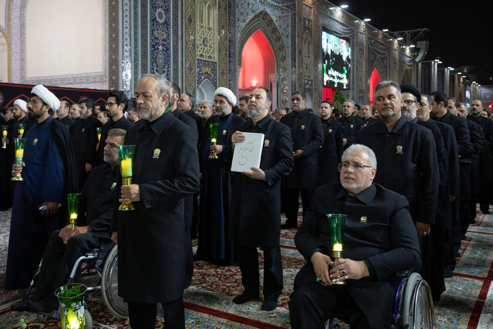 خطبه خوانی شب شهادت امام رضا علیه السلام