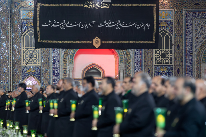 خطبه خوانی شب شهادت امام رضا علیه السلام