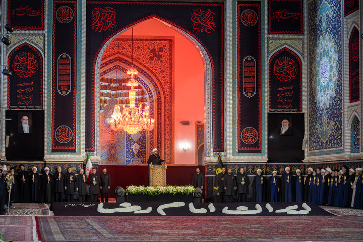 خطبه خوانی شب شهادت امام رضا علیه السلام