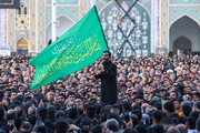 مراسم جهار بایه خواني شهادة الإمام الرضا(ع) في الحرم الرضوي الشریف