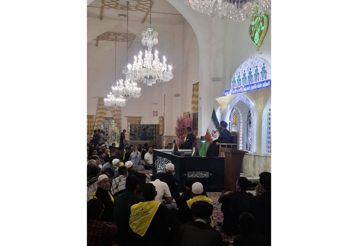حضرت امام حسن عسکری(ع) کی شہادت کے موقع پراردو زبان زائرین کے لئے مجلس عزاء کا انعقاد حضرت امام حسن عسکری(ع) کی شہادت کے موقع پراردو زبان زائرین کے لئے مجلس عزاء کا انعقاد
