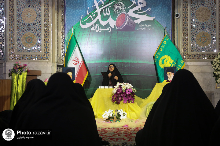 برنامج « النساء النبویات» الخاص في الحرم الرضوي الشریف