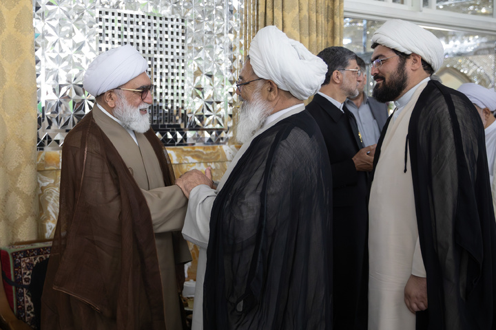 احتفالية المولد النبوي في الحرم الرضوي الشريف