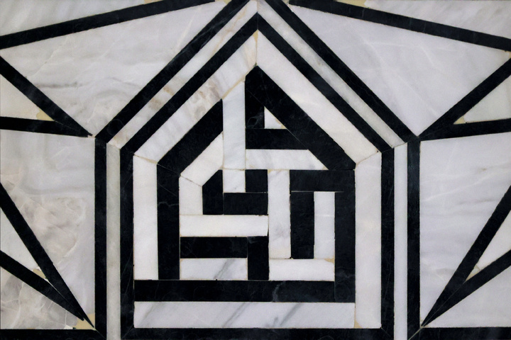 Artistic renderings of Prophet’s name adorn Imam Reza Shrine