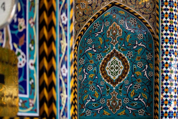 کاشی کاری های حرم مطهر امام حسین علیه السلام