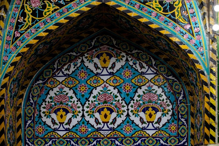کاشی کاری های حرم مطهر امام حسین علیه السلام