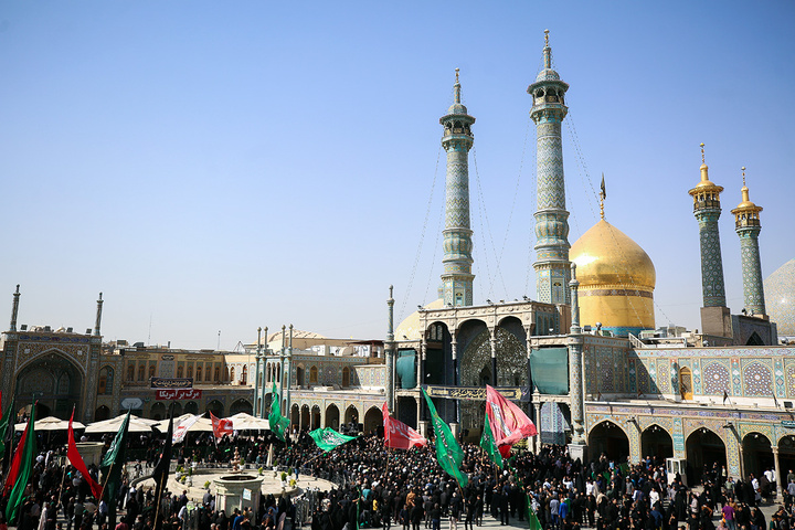 مراسم عزاداری سالروز رحلت حضرت معصومه(س)