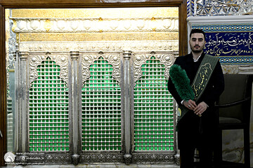 مراسم غبارروبی مضجع مطهر حضرت عبدالعظیم(ع)