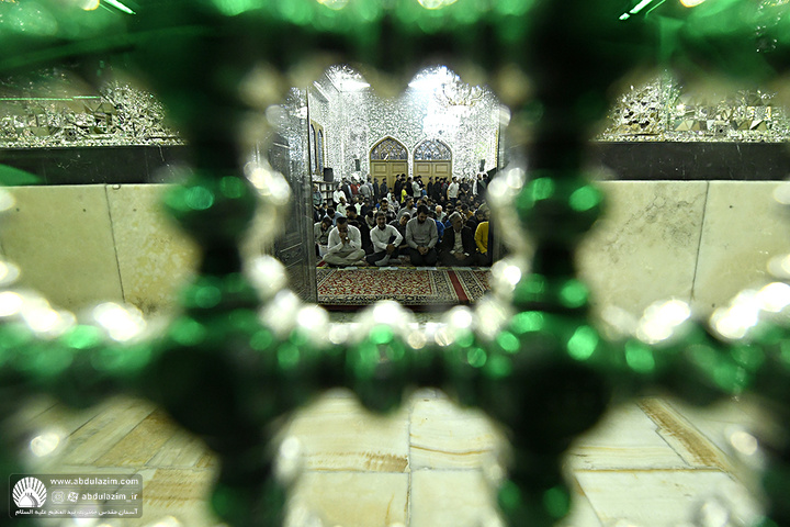 مراسم غبارروبی مضجع مطهر حضرت عبدالعظیم(ع)