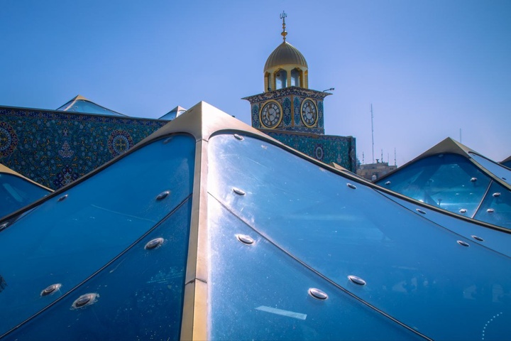 برج ساعت حرم مطهر اباالفضل علیه السلام