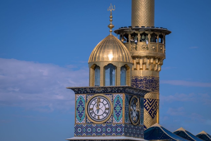 برج ساعت حرم مطهر اباالفضل علیه السلام
