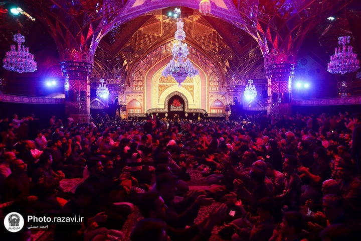 عزاداری ایام فاطمیه در حرم مطهر امام رضا علیه السلام