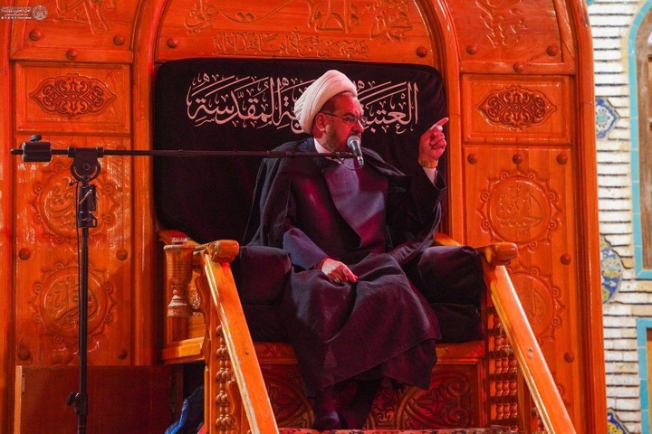 عزاداری  سالروز وفات حضرت زینب(س) در نجف اشرف