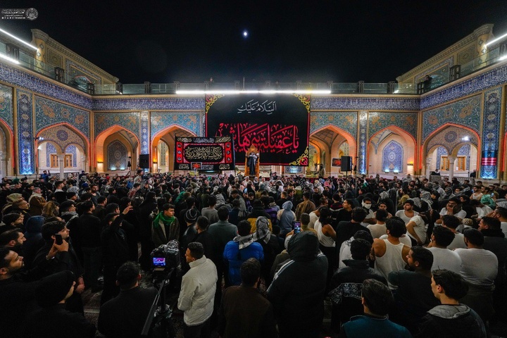 عزاداری  سالروز وفات حضرت زینب(س) در نجف اشرف