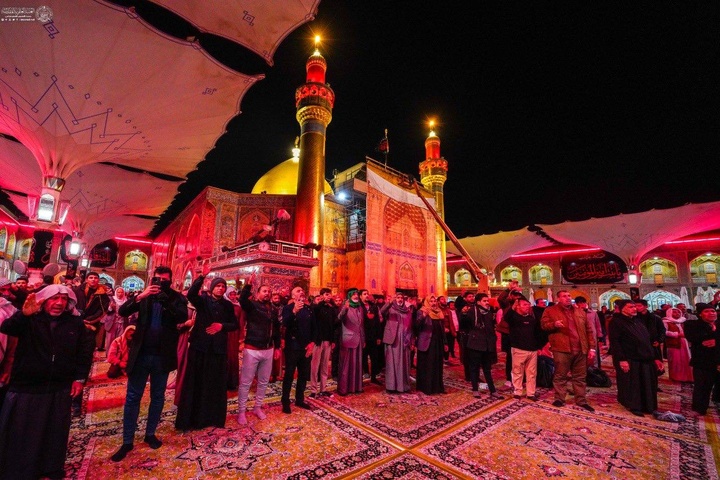 عزاداری  سالروز وفات حضرت زینب(س) در نجف اشرف