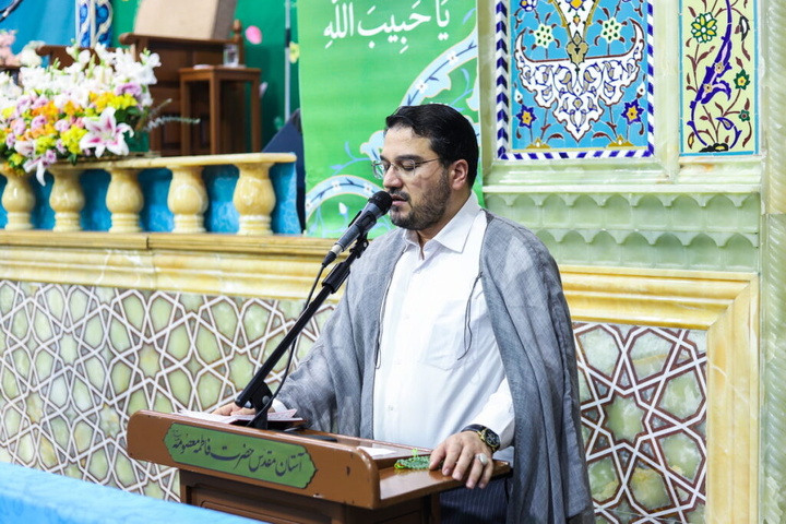 جشن مبعث در حرم مطهر حضرت معصومه(س)