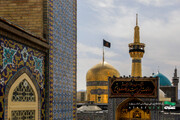 نصب کتیبه‌های شهادت امیرالمومنین علیه‌السلام در حرم مطهر رضوی
