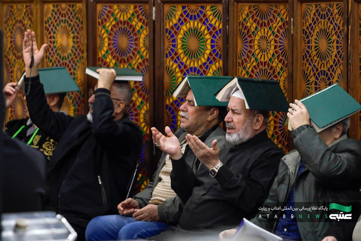 مراسم احیا زائران عرب زبان در شب نوزدهم ماه مبارک رمضان