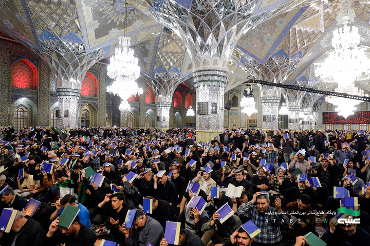 مراسم احیا شب نوزدهم ماه مبارک رمضان در حرم مطهر رضوی