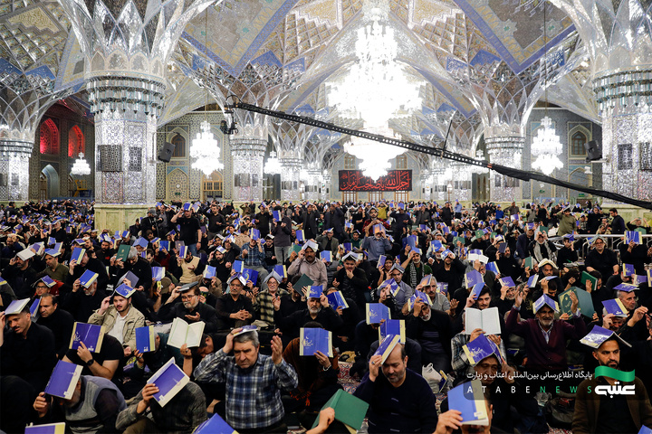 مراسم احیا شب نوزدهم ماه مبارک رمضان در حرم مطهر رضوی