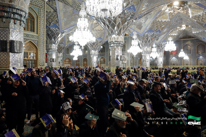 مراسم احیا شب نوزدهم ماه مبارک رمضان در حرم مطهر رضوی