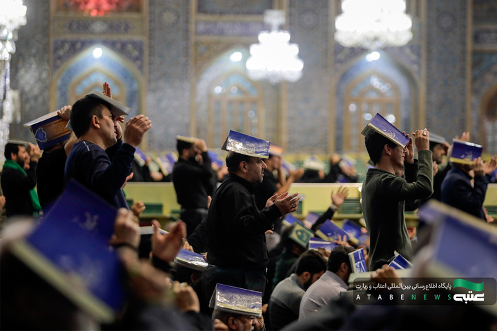 مراسم احیا شب نوزدهم ماه مبارک رمضان در حرم مطهر رضوی