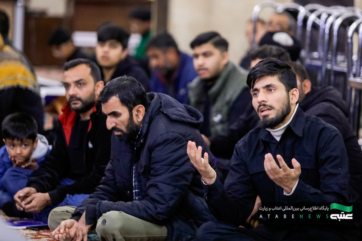 مراسم احیا زائران اردو زبان در شب نوزدهم ماه مبارک رمضان