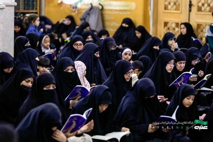 مراسم احیا زائران اردو زبان در شب نوزدهم ماه مبارک رمضان