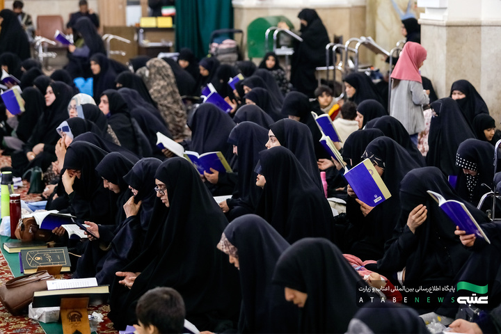 مراسم احیا زائران اردو زبان در شب نوزدهم ماه مبارک رمضان