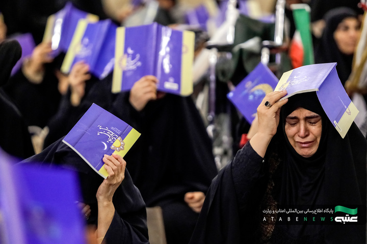 مراسم احیا زائران اردو زبان در شب نوزدهم ماه مبارک رمضان