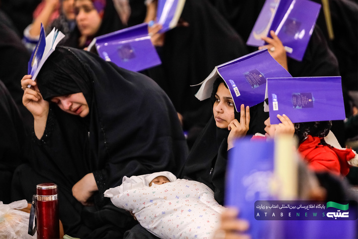 مراسم احیا زائران اردو زبان در شب نوزدهم ماه مبارک رمضان