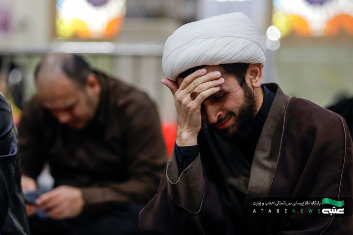 مراسم احیا زائران آذری زبان در شب نوزدهم ماه مبارک رمضان