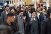 مراسم ترحیم و بزرگداشت رهبرمعظم انقلاب در حرم مطهر علوی