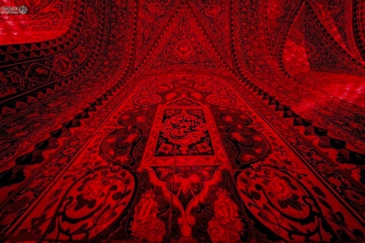 حرم مطهر علوی غرق در ماتم و عزا