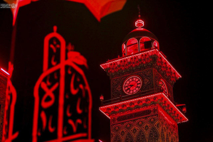 حرم مطهر علوی غرق در ماتم و عزا