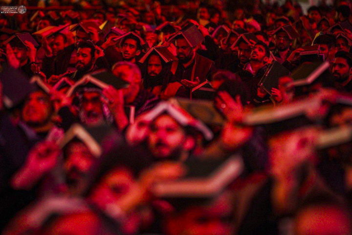 حرم مطهر علوی غرق در ماتم و عزا