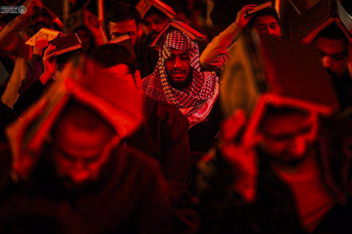 حرم مطهر علوی غرق در ماتم و عزا