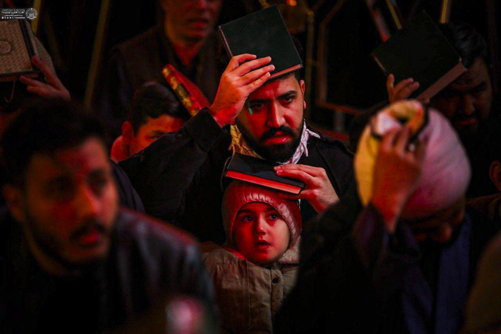 حرم مطهر علوی غرق در ماتم و عزا