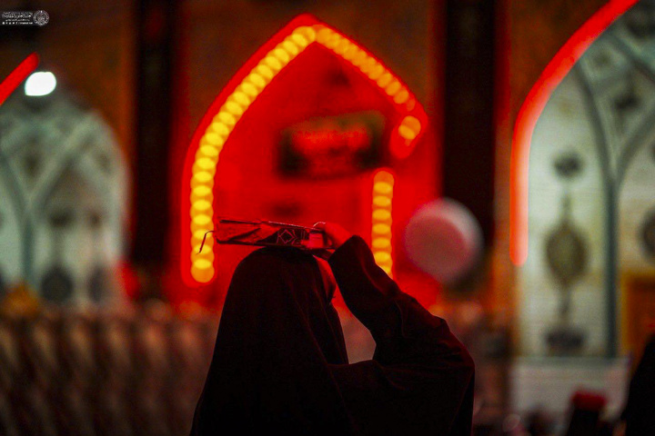 حرم مطهر علوی غرق در ماتم و عزا