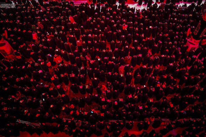 حرم مطهر علوی غرق در ماتم و عزا