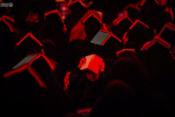 حرم مطهر علوی غرق در ماتم و عزا