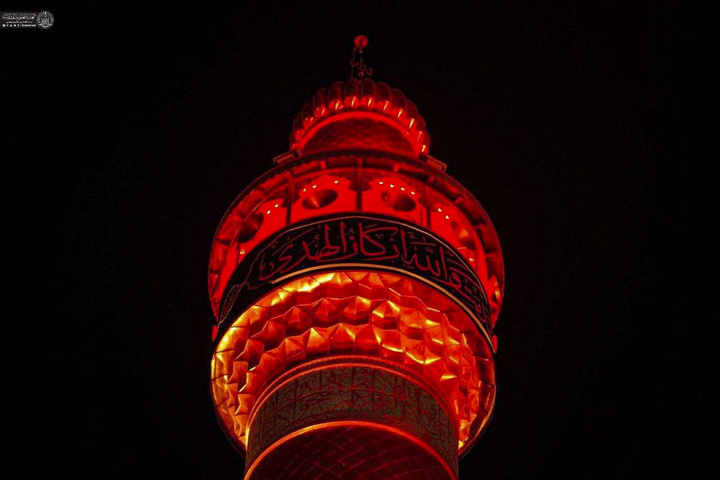 حرم مطهر علوی غرق در ماتم و عزا