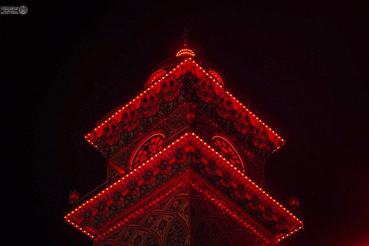 حرم مطهر علوی غرق در ماتم و عزا