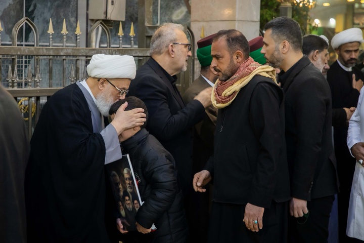 مراسم ترحیم و بزرگداشت رهبرمعظم انقلاب در بین الحرمین کربلا