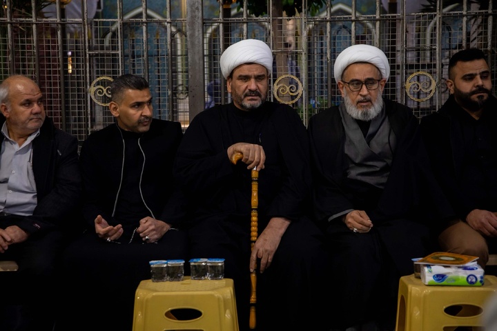 مراسم ترحیم و بزرگداشت رهبرمعظم انقلاب در بین الحرمین کربلا