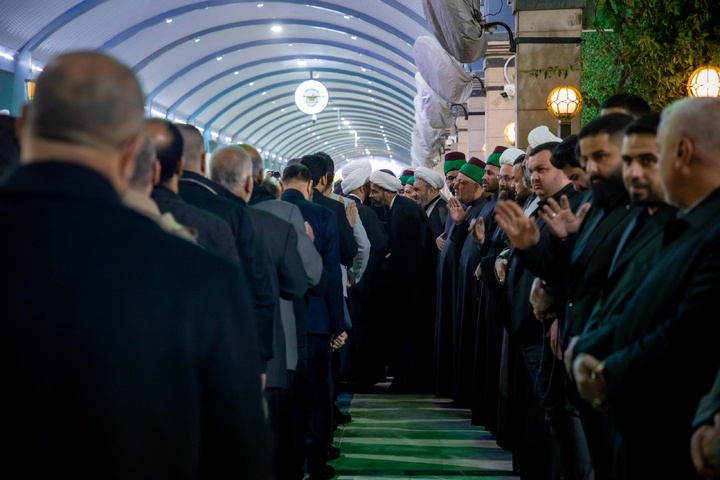 مراسم ترحیم و بزرگداشت رهبرمعظم انقلاب در بین الحرمین کربلا