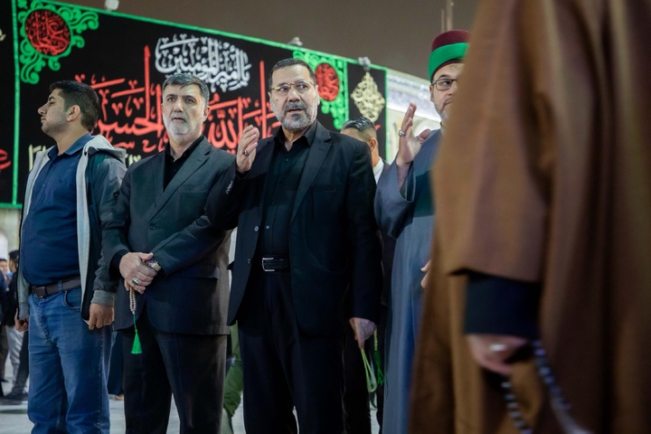 مراسم ترحیم و بزرگداشت رهبرمعظم انقلاب در بین الحرمین کربلا