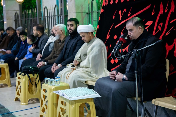 مراسم ترحیم و بزرگداشت رهبرمعظم انقلاب در بین الحرمین کربلا
